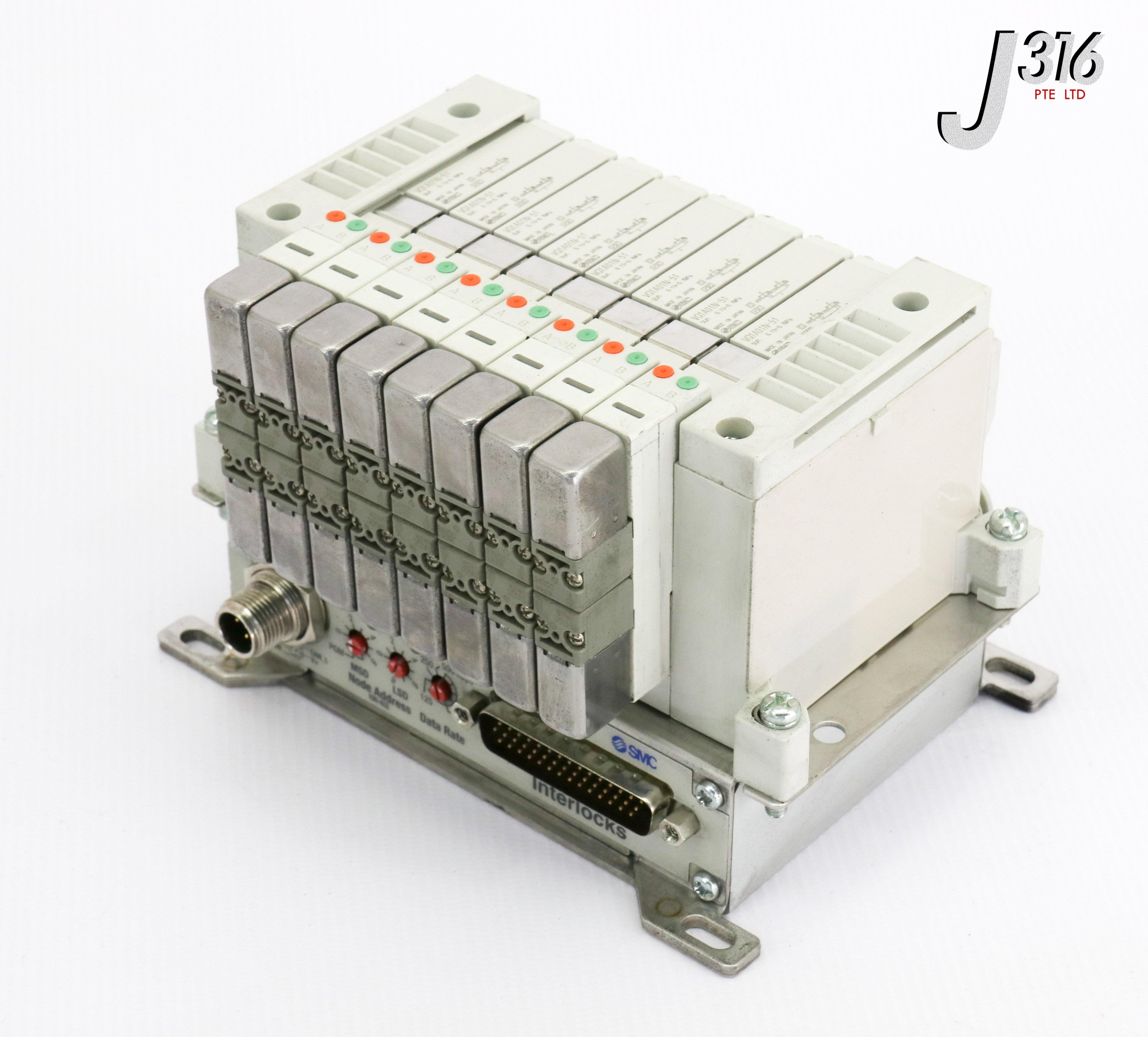 【 sige  】 18485 SMC 8-SLOT MANF W/ DEVICENET INTLKS EX160-SDN2 VV5Q11-08